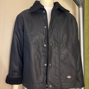 Dickies Women Coated Canvas Sherpa Jacket